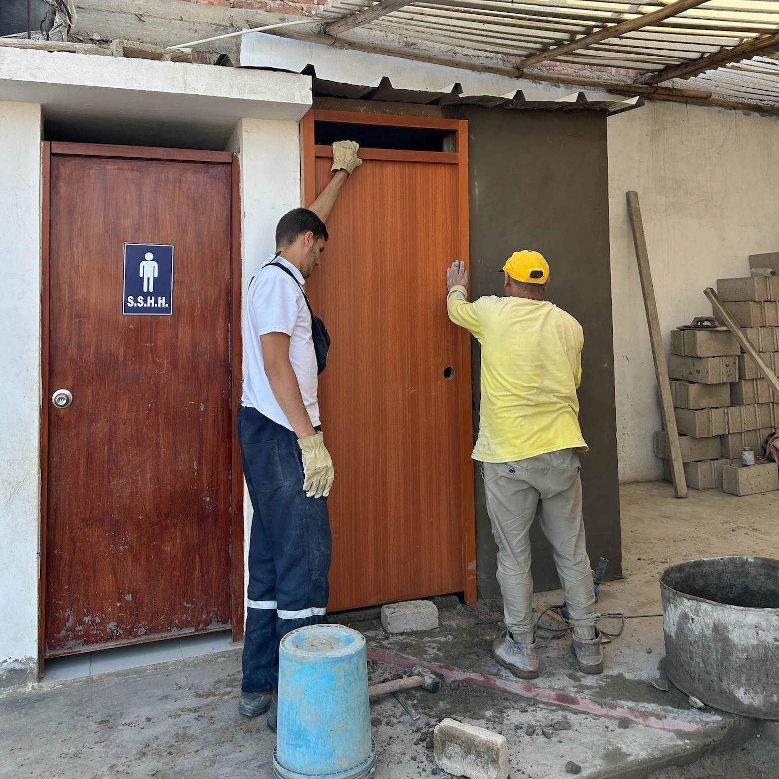 Construction de toilettes pour les enseigants